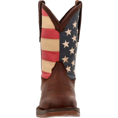 REBEL™ BY DURANGO® PATRIOTIC PULL-ON WESTERN FLAG BOOT DB5554