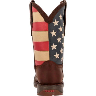 REBEL™ BY DURANGO® PATRIOTIC PULL-ON WESTERN FLAG BOOT DB5554