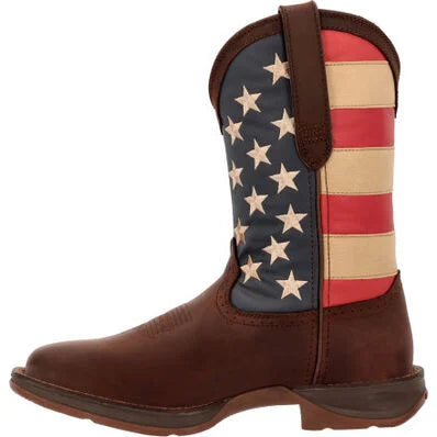 REBEL™ BY DURANGO® PATRIOTIC PULL-ON WESTERN FLAG BOOT DB5554