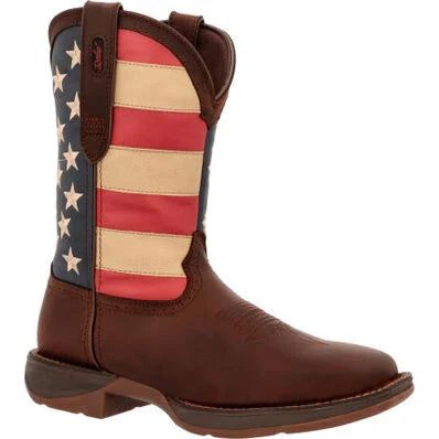 REBEL™ BY DURANGO® PATRIOTIC PULL-ON WESTERN FLAG BOOT DB5554