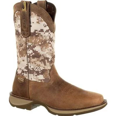 REBEL™ BY DURANGO® DESERT CAMO PULL-ON WESTERN BOOT DDB0166