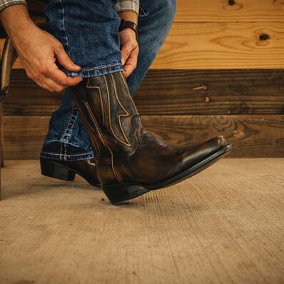DURANGO® SANTA FE™ WHISKEY BARREL BROWN WESTERN BOOT DDB0407