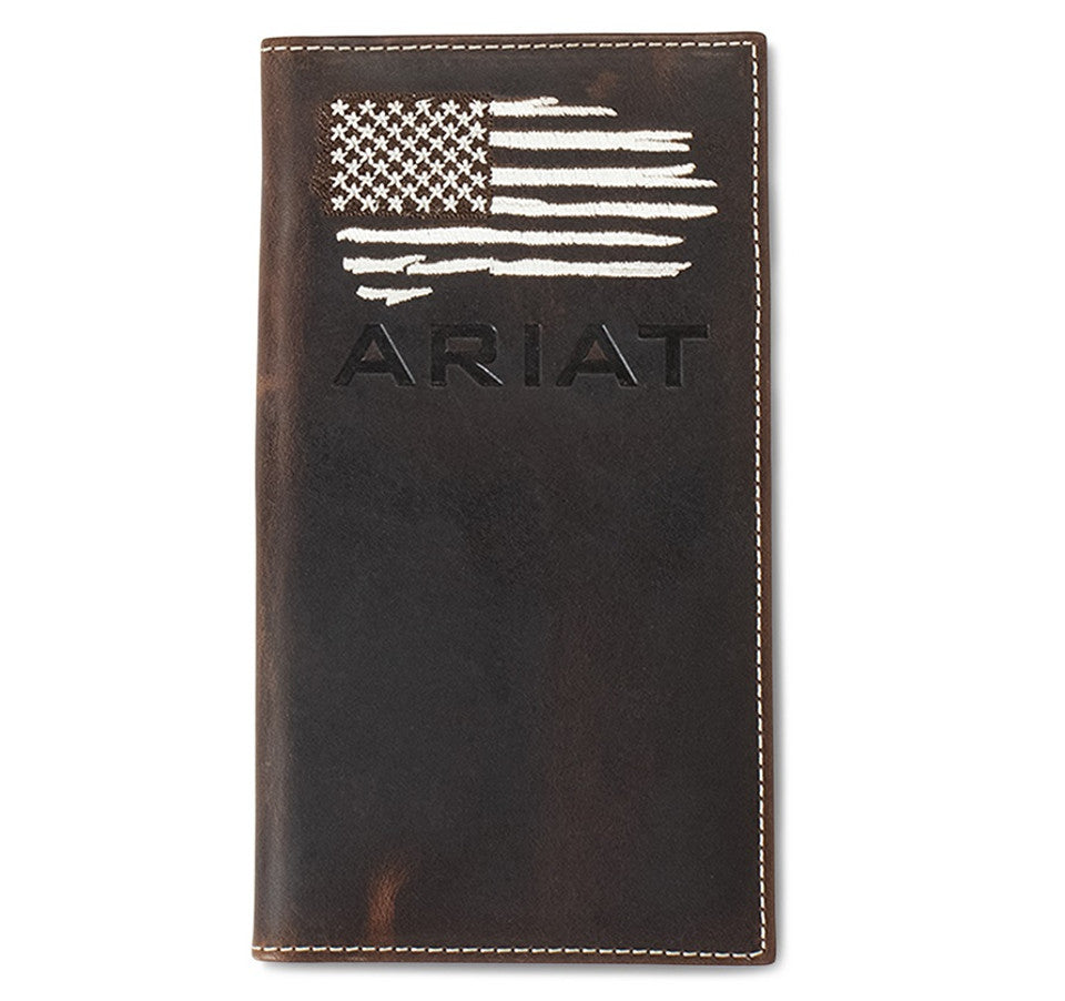 ARIAT DISTRESSED AMERICAN FLAG RODEO - ACCESSORIES WALLET A3553734