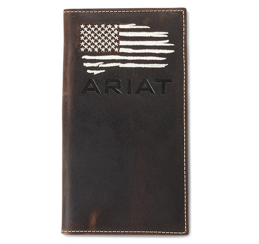 ARIAT DISTRESSED AMERICAN FLAG RODEO - ACCESSORIES WALLET A3553734