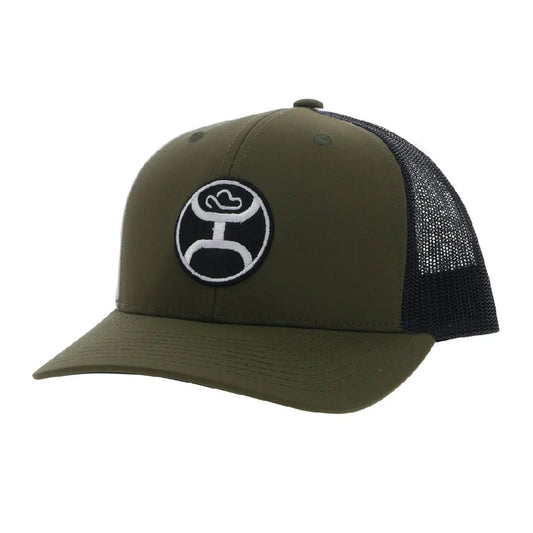 Hooey Mens "Primo" Snapback Cap Olive/Black - 2246T-OLBK