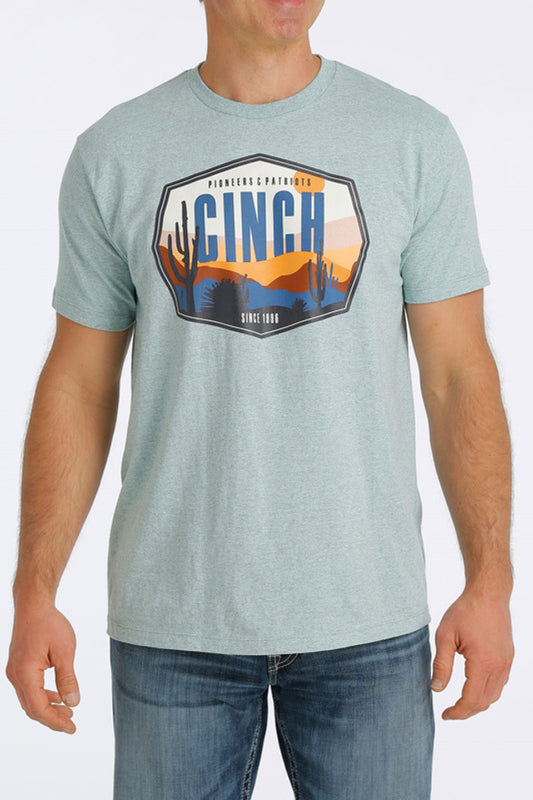 Cinch Mens Desert Pioneers & Patriots Short Sleeve T-Shirt MTT1690496