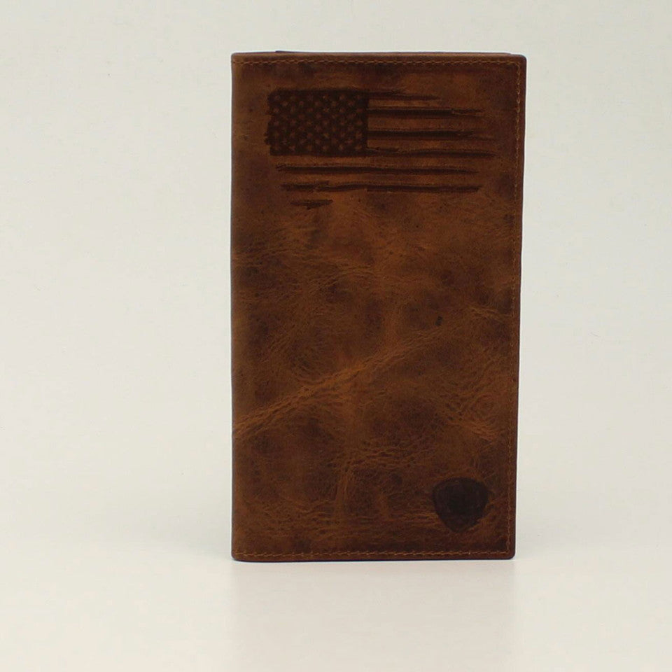 RIAT PATRIOT USA FLAG BROWN RODEO - ACCESSORIES WALLET
