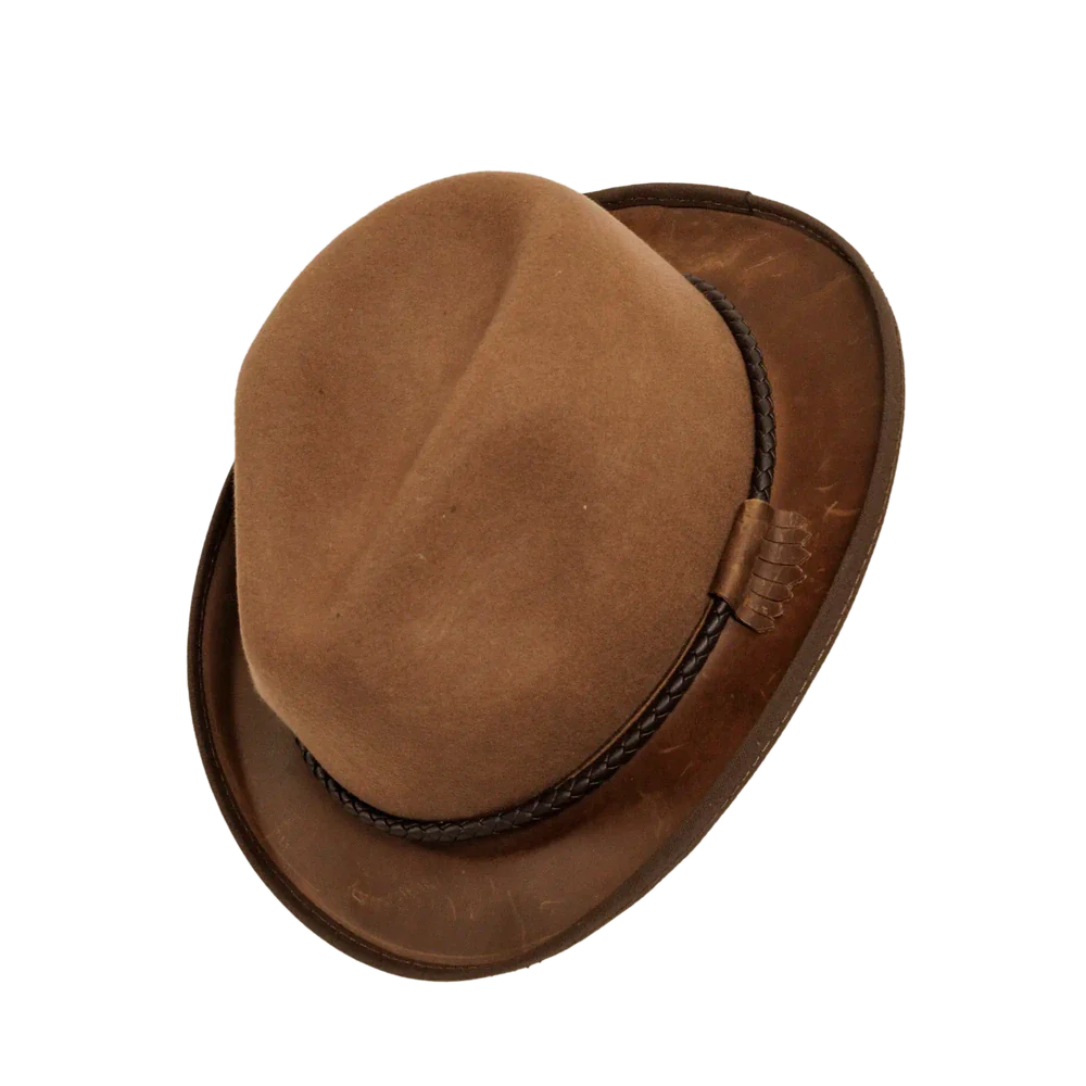 Peak | Mens Felt Fedora Hat