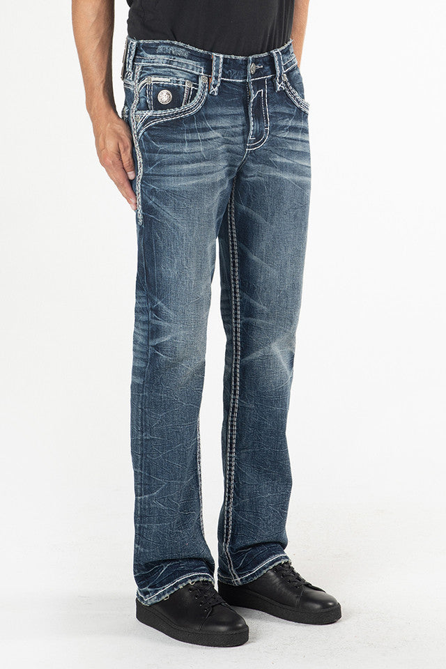 ROCK REVIVAL MARQUIS B201R BOOT CUT JEAN