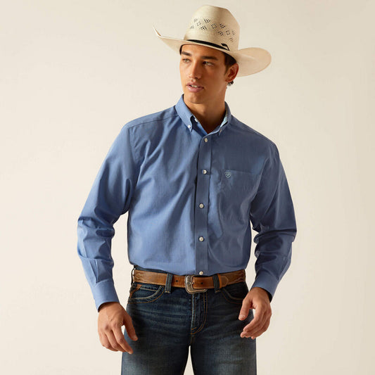 ARIAT SOLID PINPOINT OXFORD CLASSIC - MENS SHIRT - 10048866