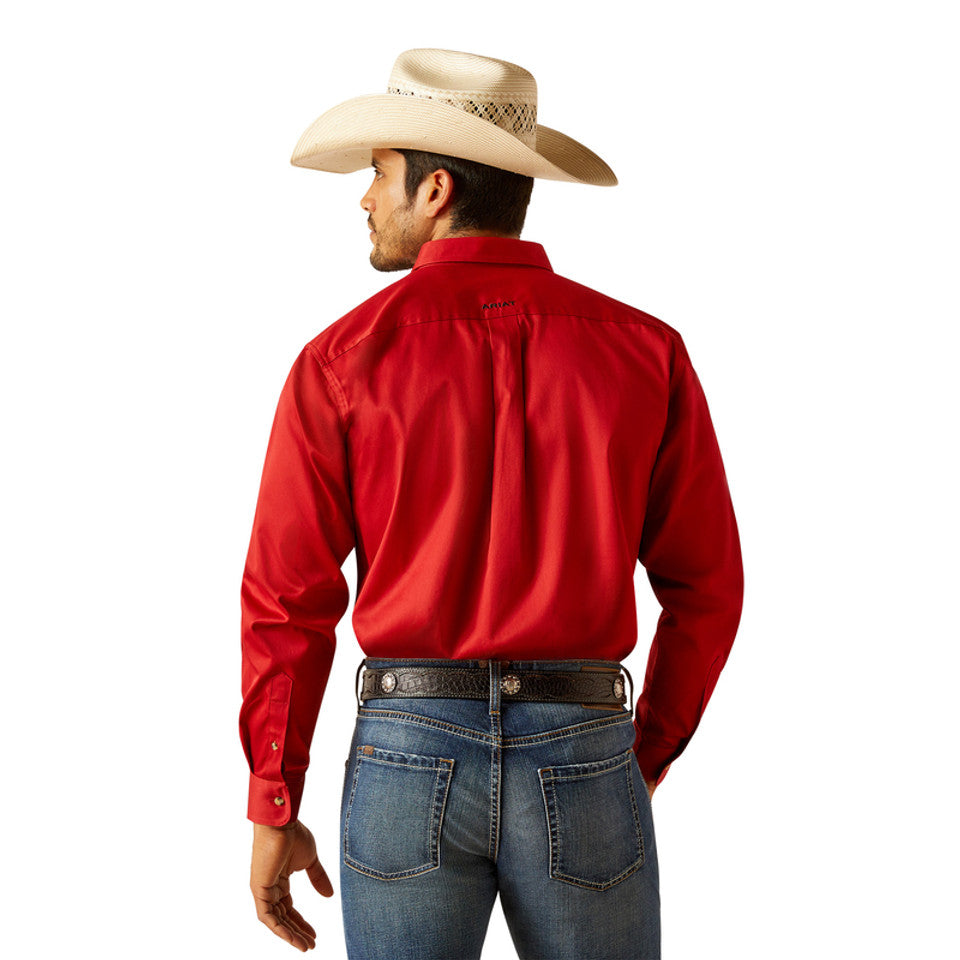 ARIAT TEAM LOGO RED SOLID - MENS SHIRT - 10048809