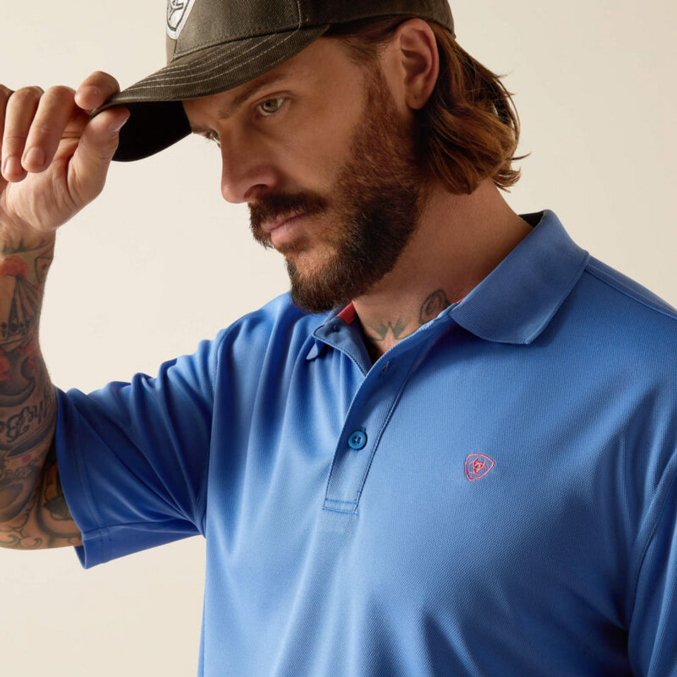 ARIAT TEK SEASCAPE - MENS POLO - 10048835