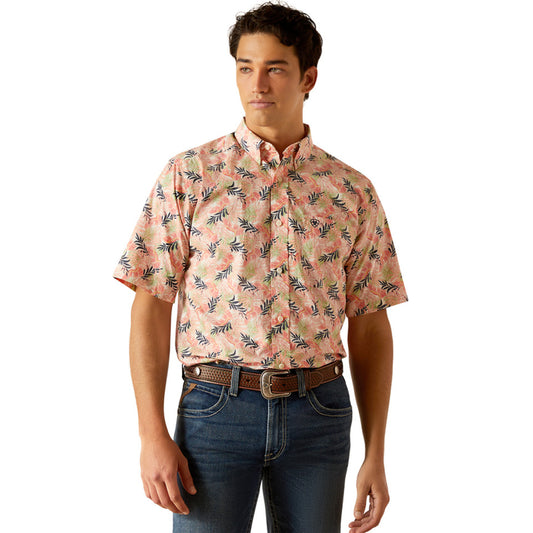 ARIAT TY TEA ROSE PRINT - MENS SHIRT - 10048423