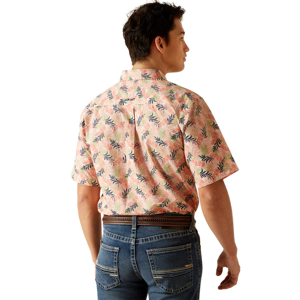 ARIAT TY TEA ROSE PRINT - MENS SHIRT - 10048423