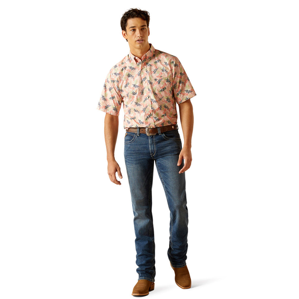 ARIAT TY TEA ROSE PRINT - MENS SHIRT - 10048423