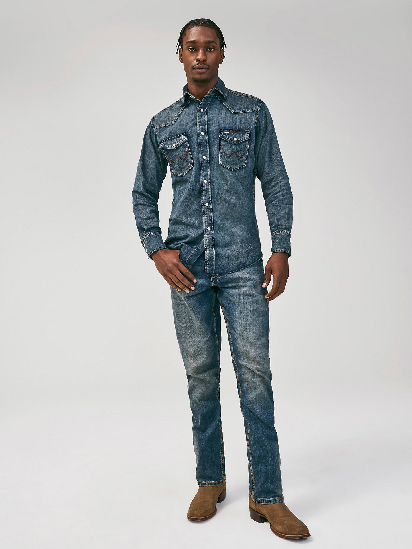 MEN'S WRANGLER RETRO® SLIM FIT STRAIGHT LEG JEAN IN BOZEMAN 10WLT88BZ
