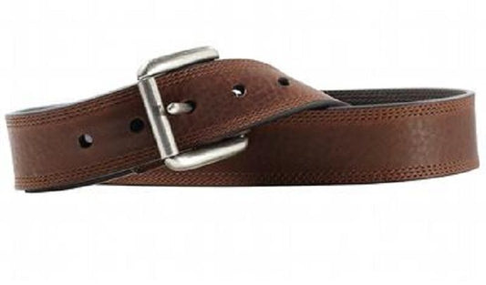 Men's Triple Stitch Copper Ariat Western Leather Belt- A10004631