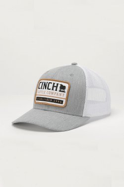MEN'S CINCH CATTLE COMPANY CAP - GRAY/WHITE MCC0800008