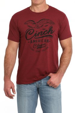 CINCH - men's RED short sleeve MTT1690649