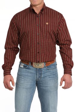 Cinch Men's Shotgun Shell Print Button-Down Western Shirt
