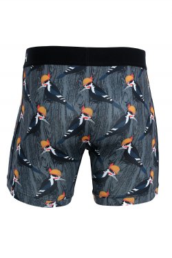 MEN'S WOODPECKER PRINT 6" BOXER BRIEFS MXY6002021