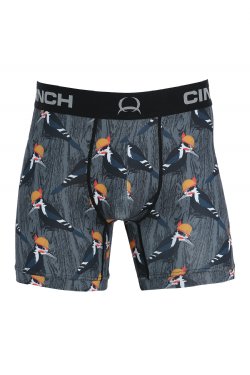 MEN'S WOODPECKER PRINT 6" BOXER BRIEFS MXY6002021