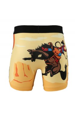MEN'S BUCKING BRONC PRINT 6" BOXER BRIEF MXY6009005