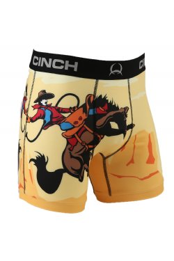 MEN'S BUCKING BRONC PRINT 6" BOXER BRIEF MXY6009005
