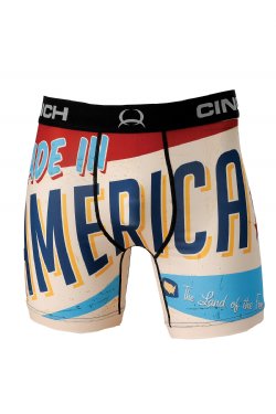 MEN'S MADE IN AMERICA PRINT 6" BOXER BRIEFS MXY6009010