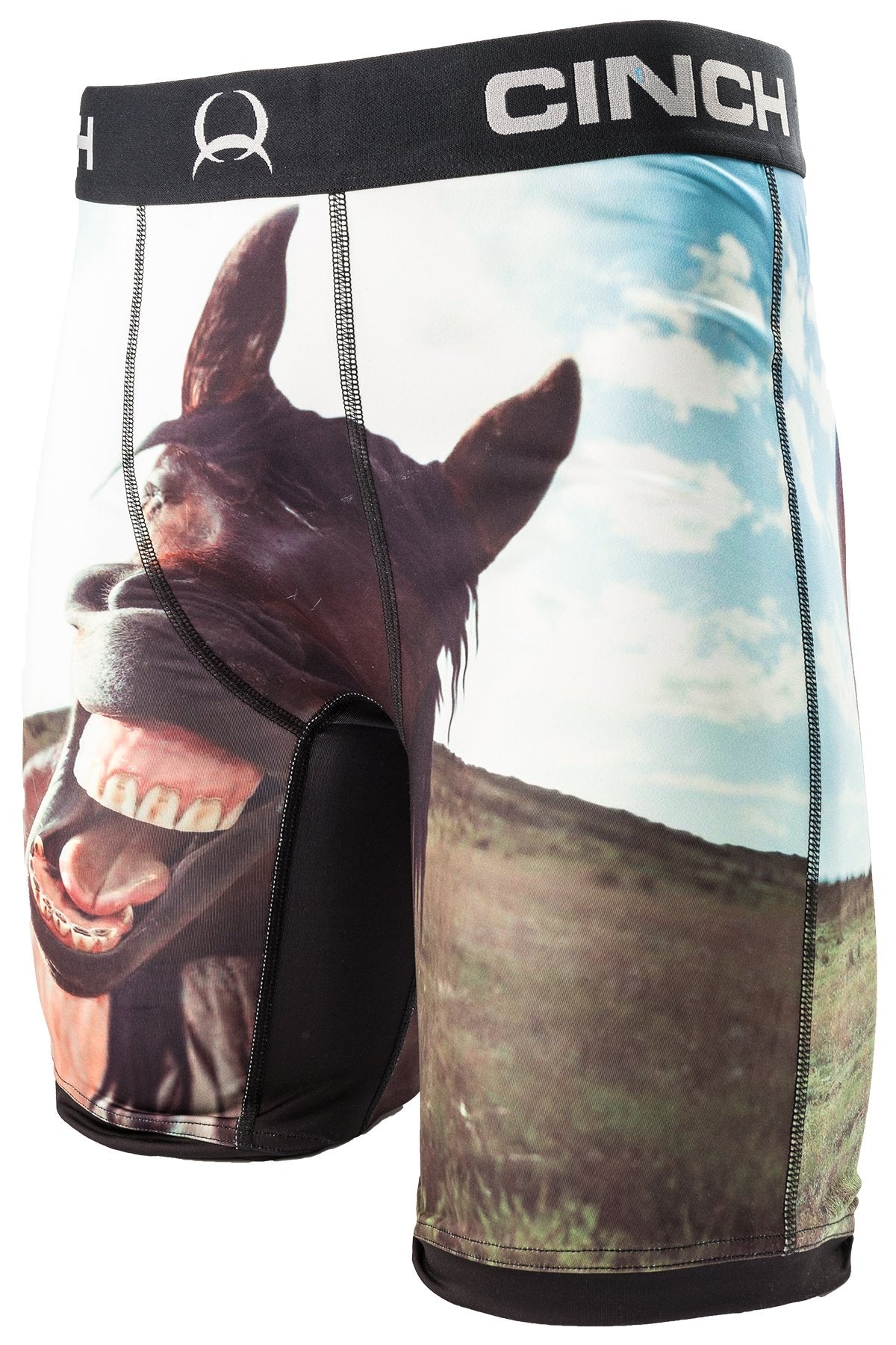 MEN'S "CLYDE" THE HORSE 9" BOXERS MXY6010001